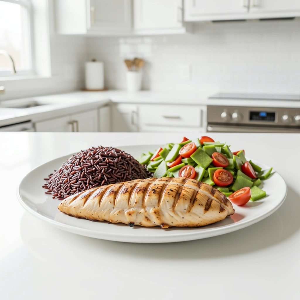 Platillo balanceado profesional