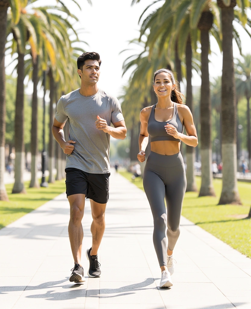 Parque público y ejercicio